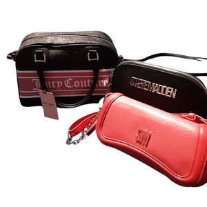Juicy Couture and Steve Madden Handbags Set
